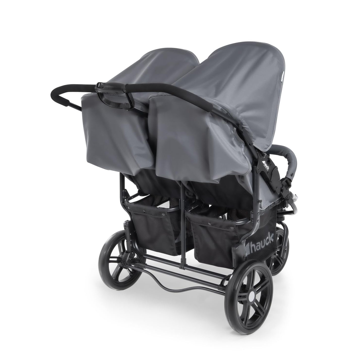 hauck Roadster Duo SLX Geschwisterwagen Grau/Silber