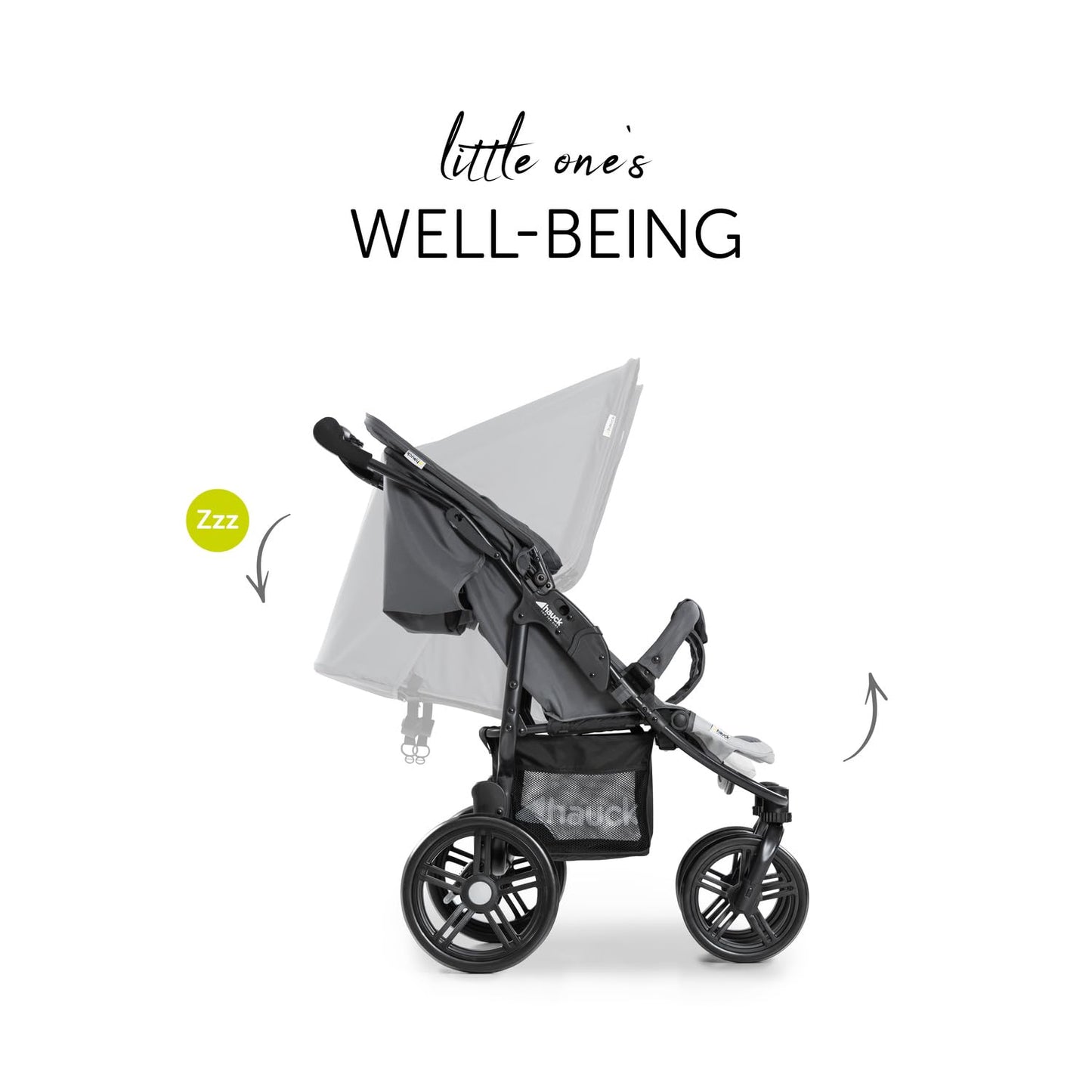 hauck Roadster Duo SLX Geschwisterwagen Grau/Silber