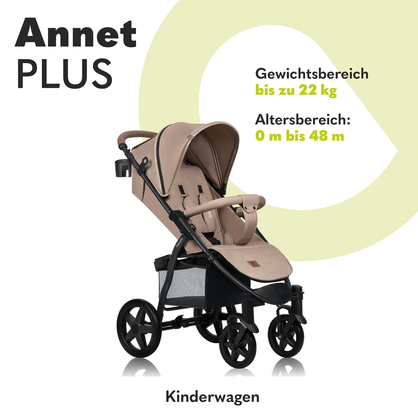 Lionelo Annet Plus Buggy 0–22 kg