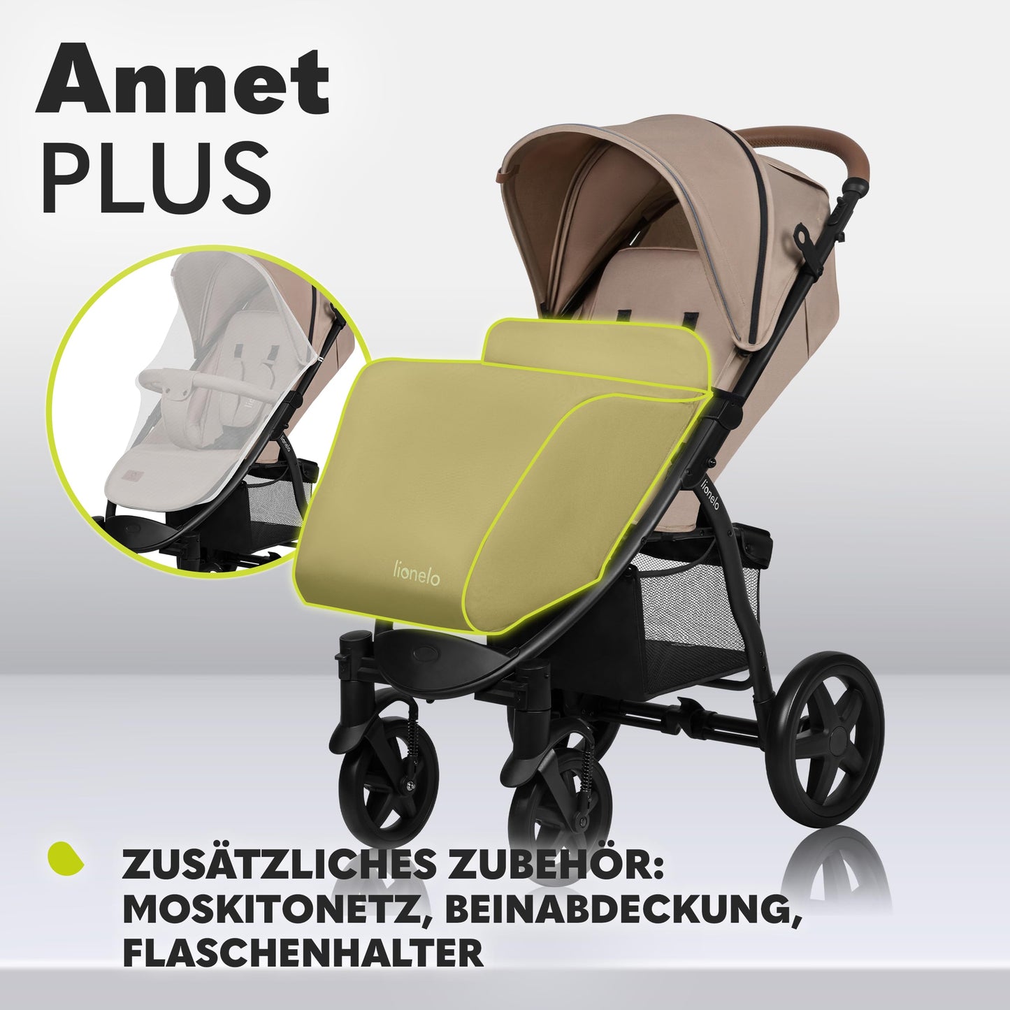 Lionelo Annet Plus Buggy 0–22 kg
