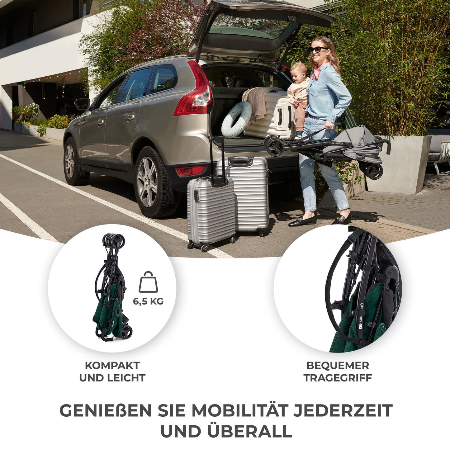Kinderkraft TIK Buggy Grün